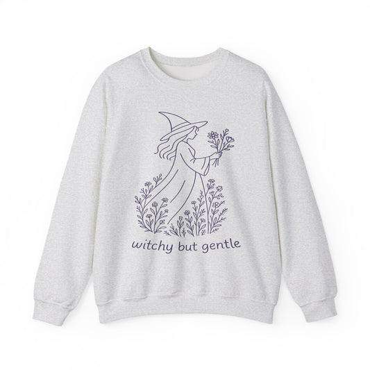 Witchy But Gentle Cozy Sweatshirt Gift for Witch Lovers