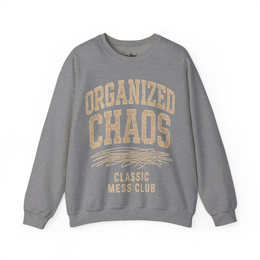 Chaos Culture Comfy Varsity Unisex Crewneck Sweatshirt