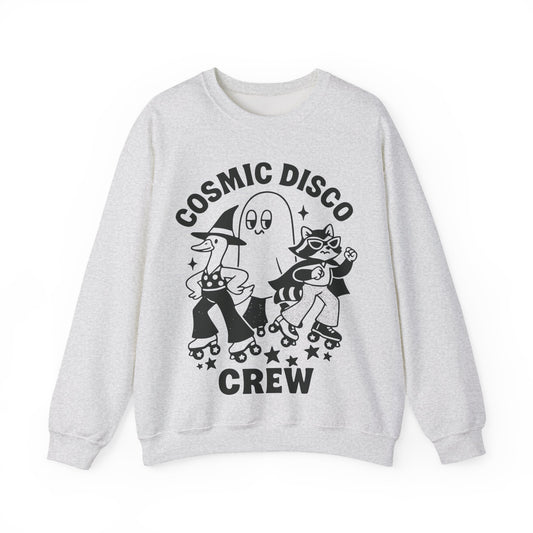 Cosmic Disco Vintage Style  Crew Sweatshirt