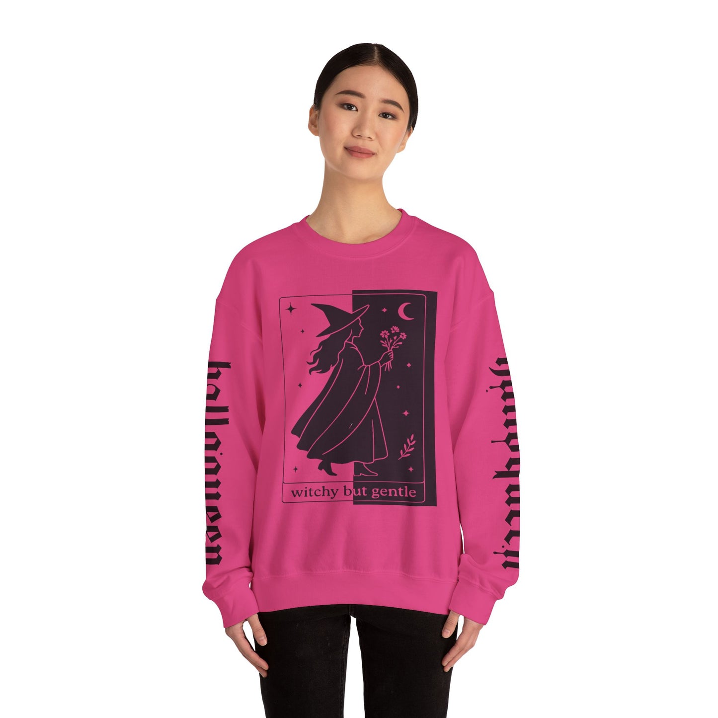 Witchy Vibes Halloween Cozy Fall Apparel Unisex Sweatshirt