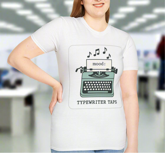 Vintage Literary Typewriter Mood T-Shirt