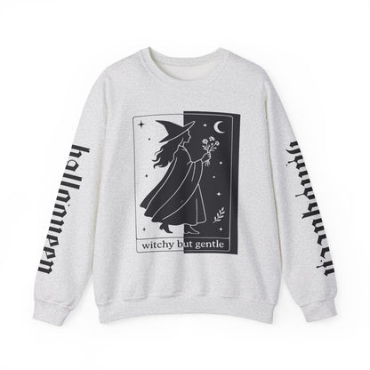 Witchy Vibes Halloween Cozy Fall Apparel Unisex Sweatshirt