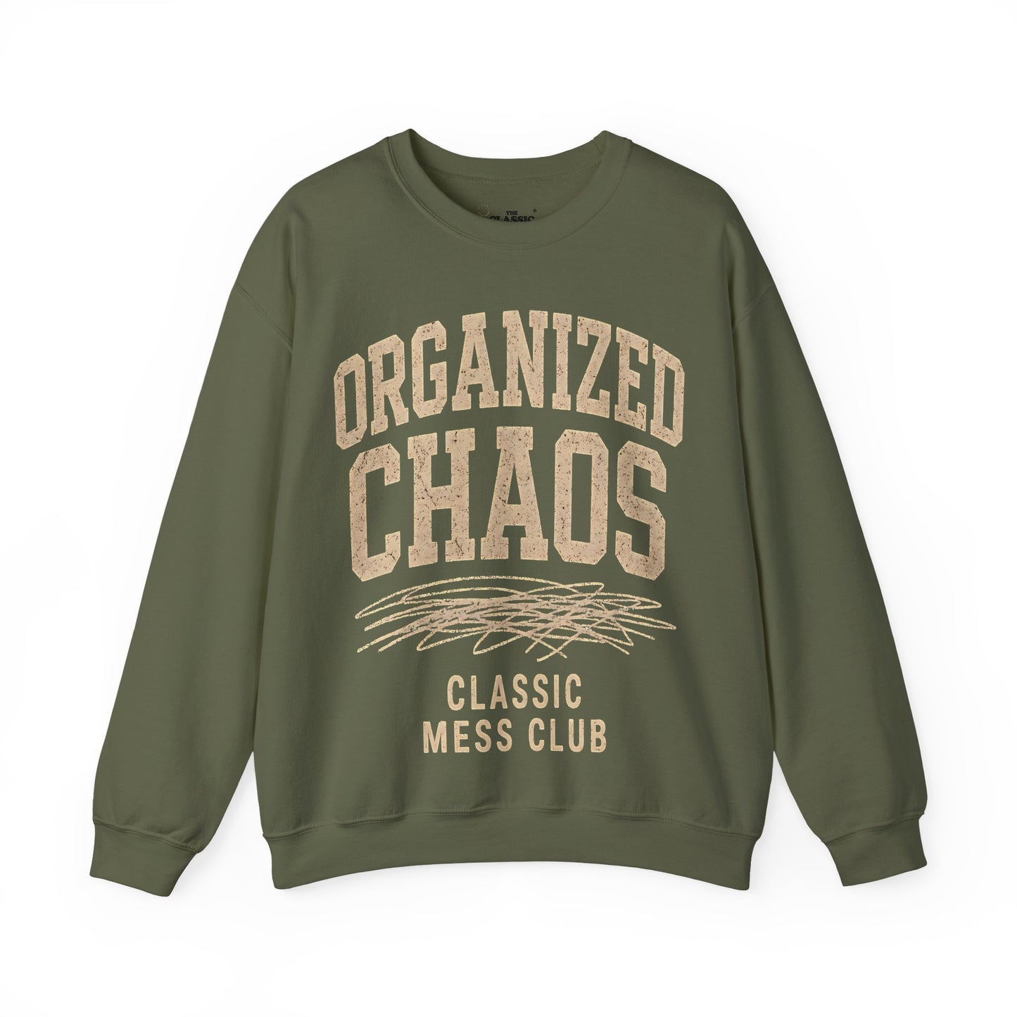 Chaos Culture Comfy Varsity Unisex Crewneck Sweatshirt