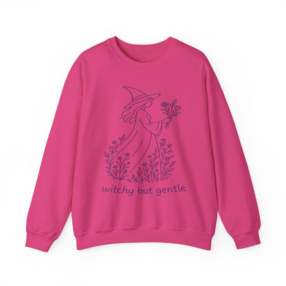 Witchy But Gentle Cozy Sweatshirt Gift for Witch Lovers