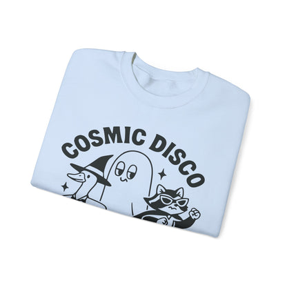 Cosmic Disco Vintage Style  Crew Sweatshirt