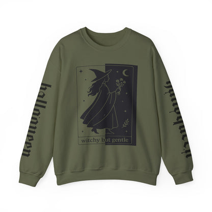 Witchy Vibes Halloween Cozy Fall Apparel Unisex Sweatshirt