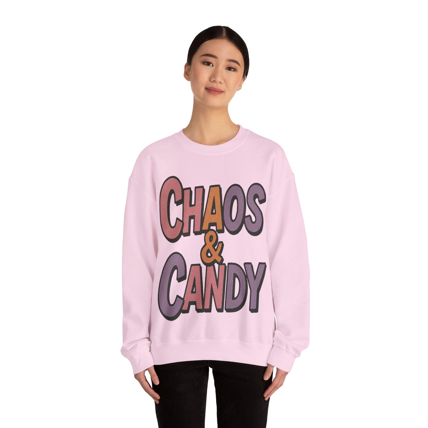 Chaos & Candy Fun Unisex Crewneck Sweatshirt