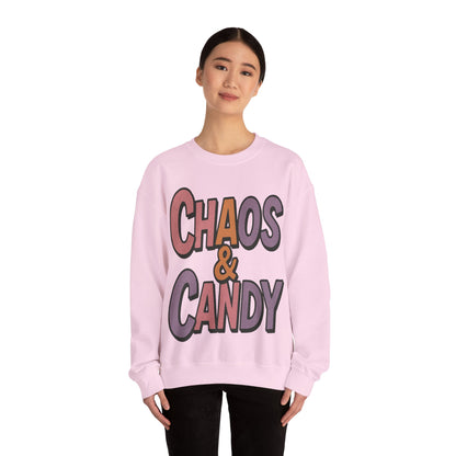Chaos & Candy Fun Unisex Crewneck Sweatshirt
