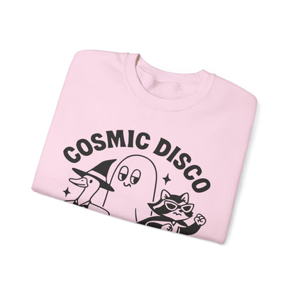 Cosmic Disco Vintage Style  Crew Sweatshirt