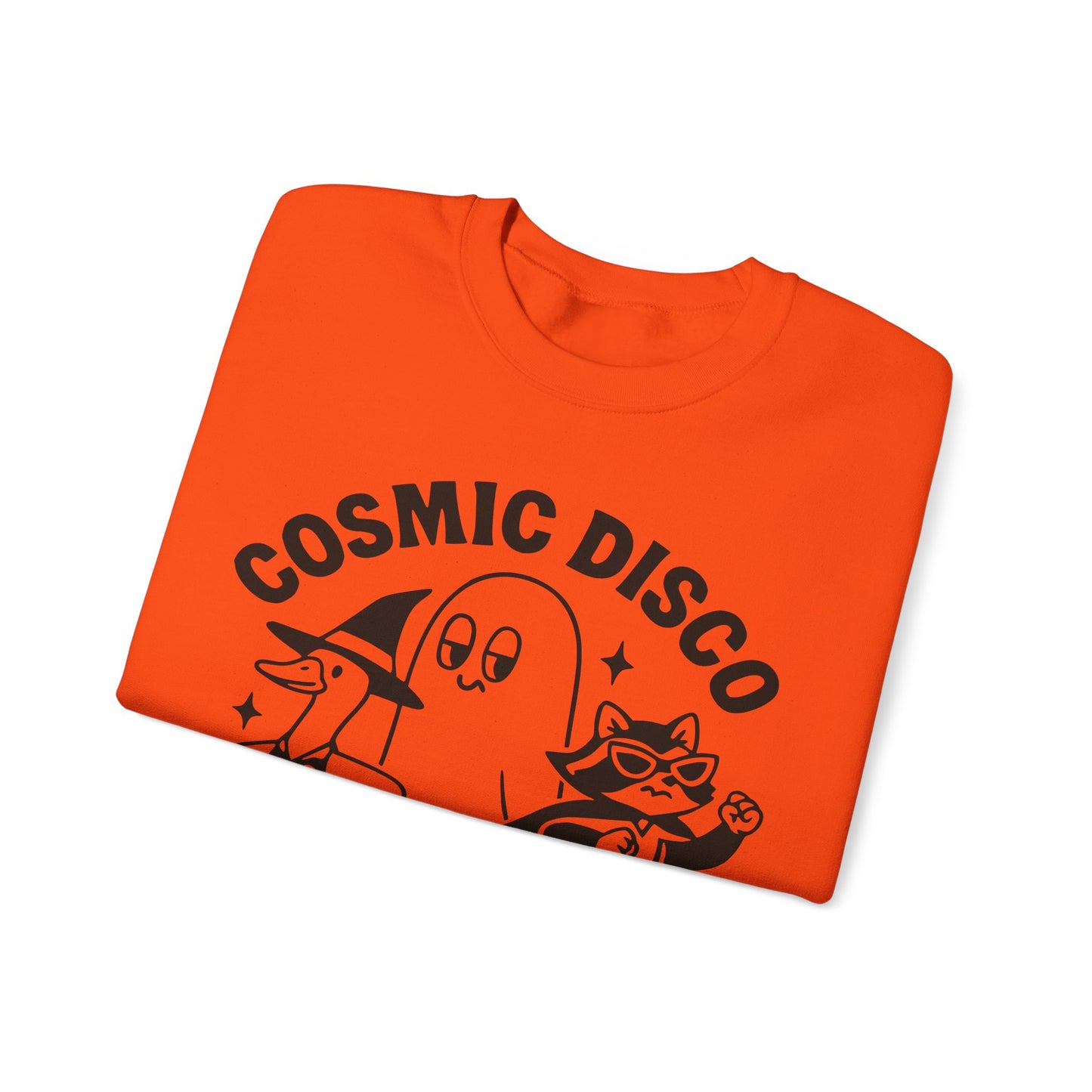 Cosmic Disco Vintage Style  Crew Sweatshirt