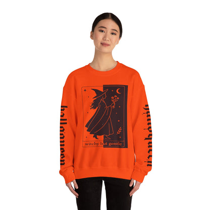 Witchy Vibes Halloween Cozy Fall Apparel Unisex Sweatshirt