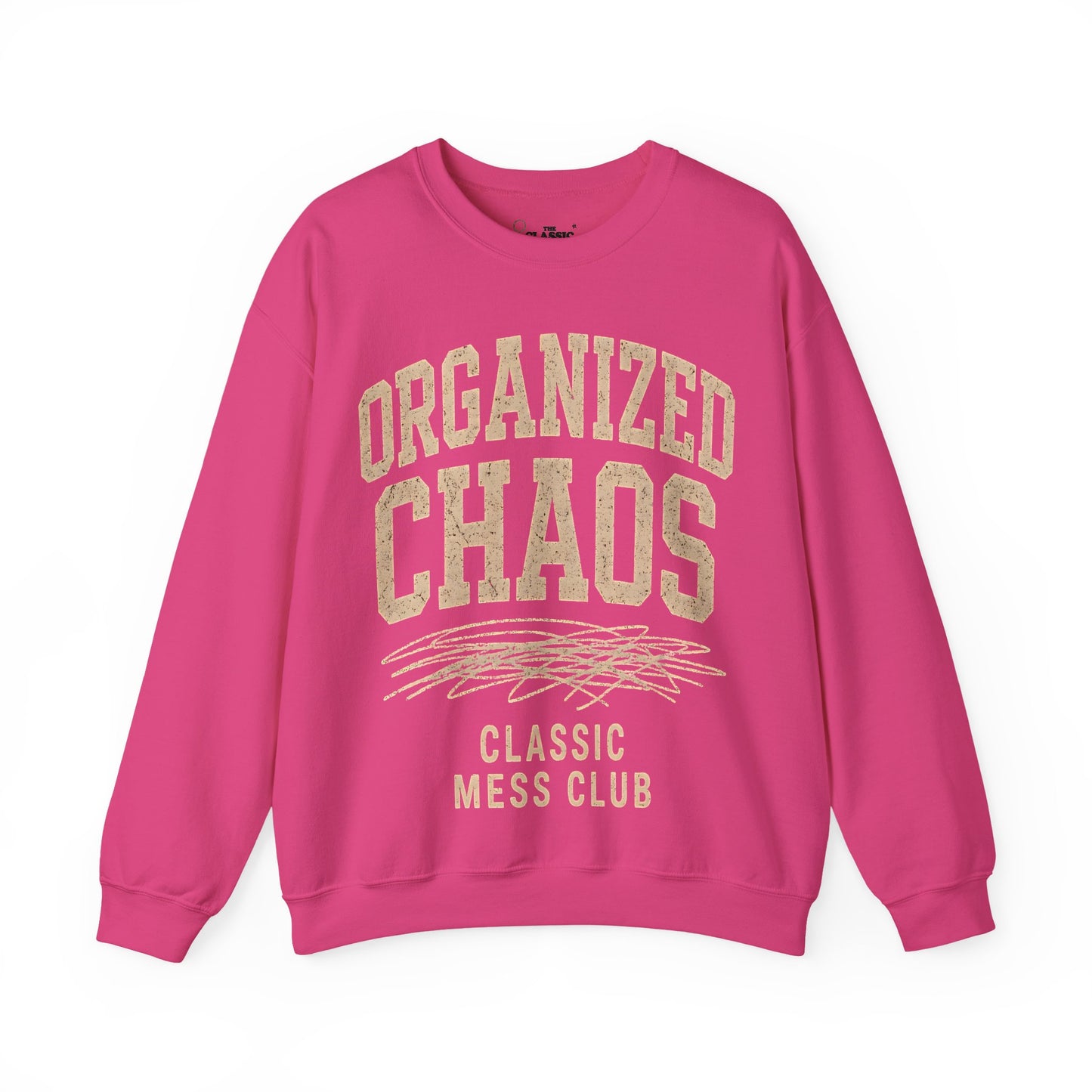 Chaos Culture Comfy Varsity Unisex Crewneck Sweatshirt
