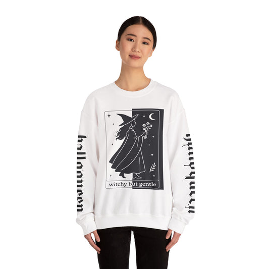 Witchy Vibes Halloween Cozy Fall Apparel Unisex Sweatshirt