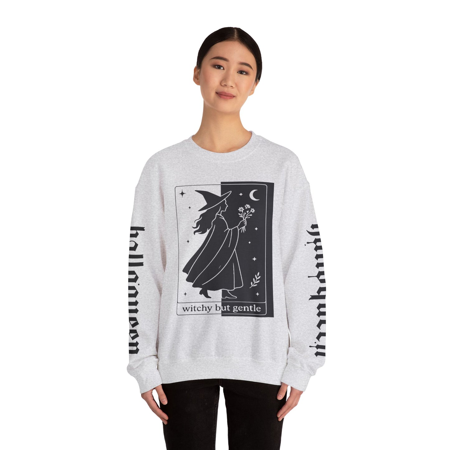 Witchy Vibes Halloween Cozy Fall Apparel Unisex Sweatshirt