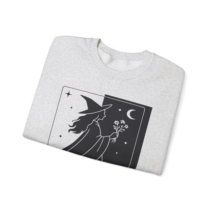 Witchy Vibes Halloween Cozy Fall Apparel Unisex Sweatshirt