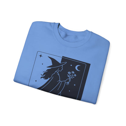 Witchy Vibes Halloween Cozy Fall Apparel Unisex Sweatshirt