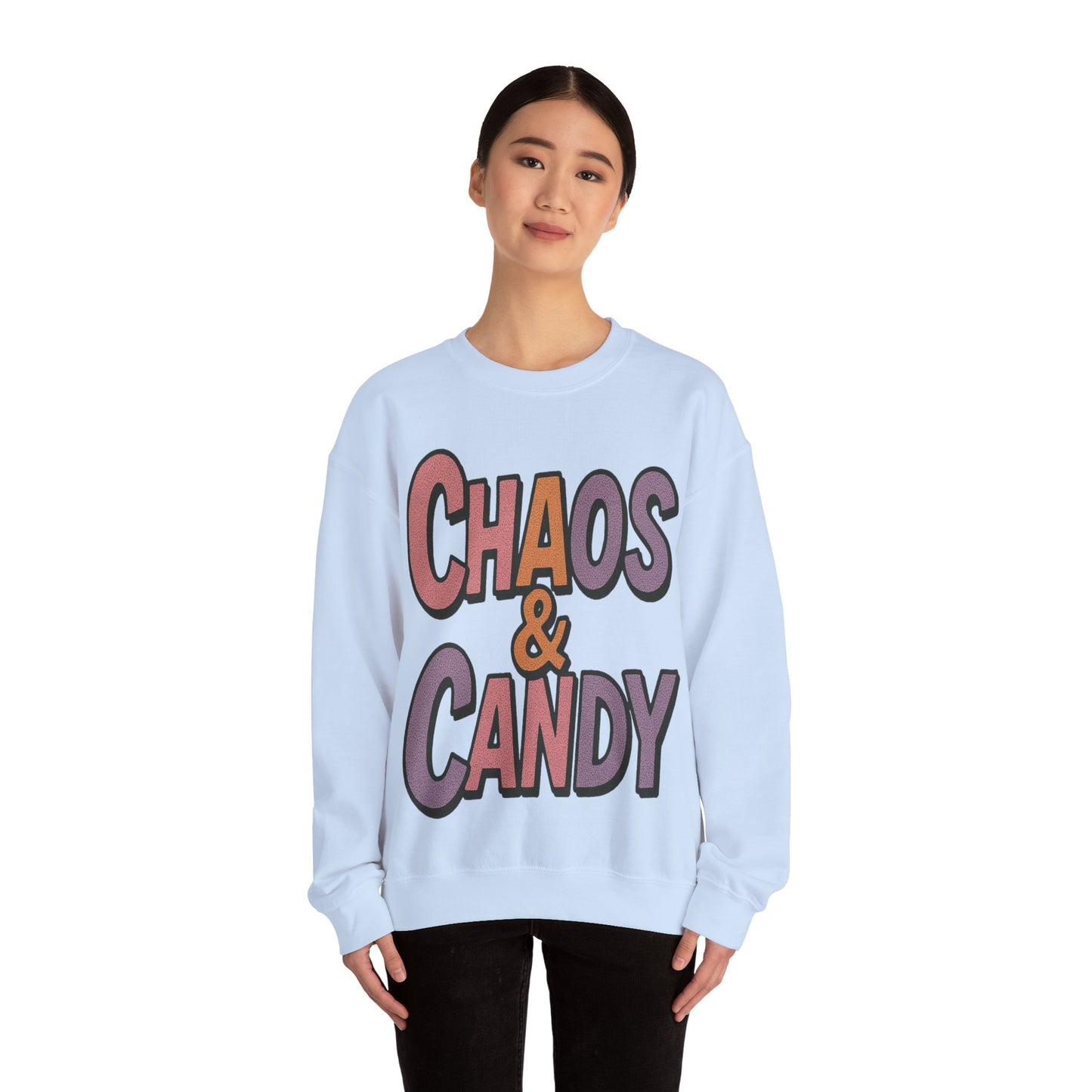Chaos & Candy Fun Unisex Crewneck Sweatshirt