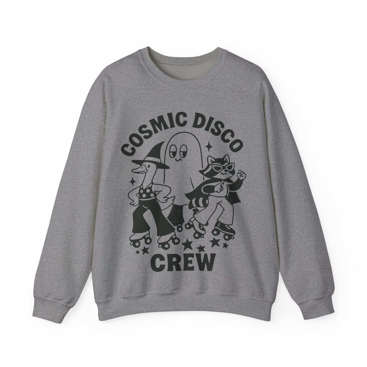 Cosmic Disco Vintage Style  Crew Sweatshirt