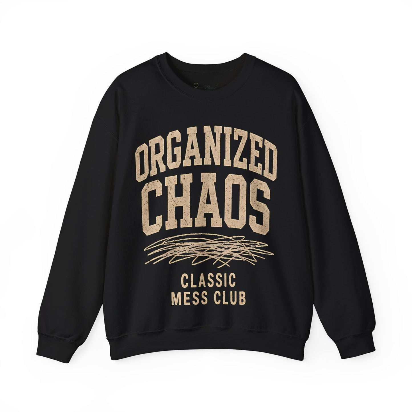 Chaos Culture Comfy Varsity Unisex Crewneck Sweatshirt