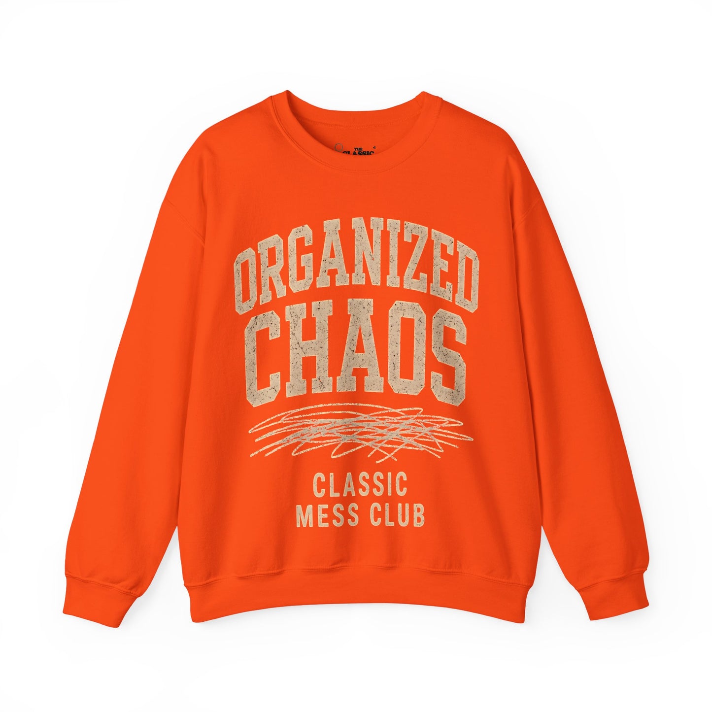 Chaos Culture Comfy Varsity Unisex Crewneck Sweatshirt