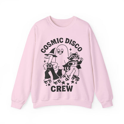 Cosmic Disco Vintage Style  Crew Sweatshirt