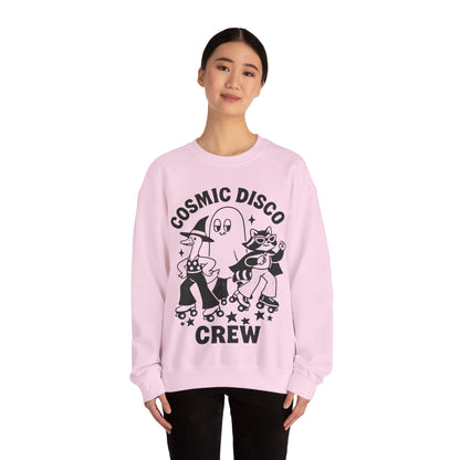 Cosmic Disco Vintage Style  Crew Sweatshirt