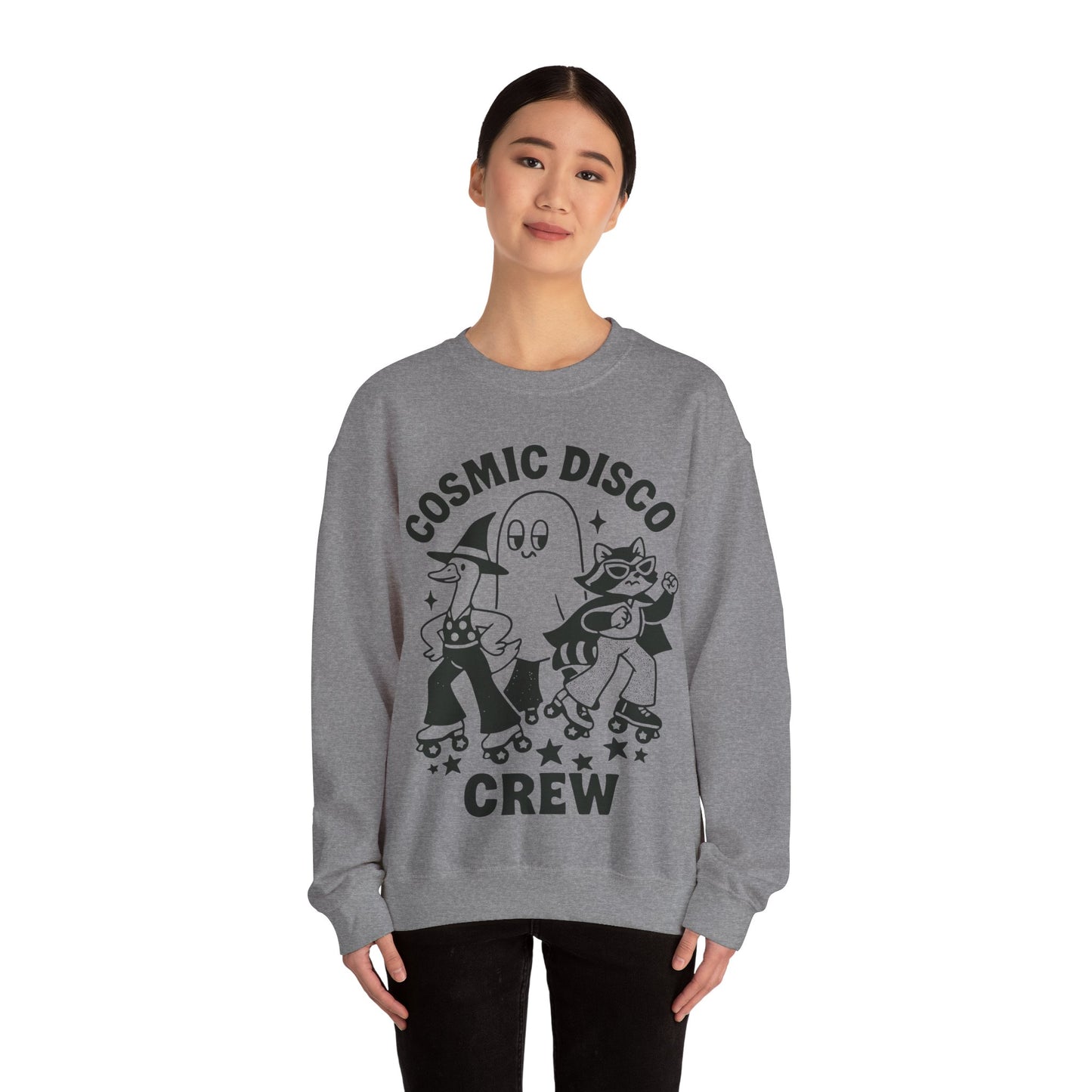 Cosmic Disco Vintage Style  Crew Sweatshirt