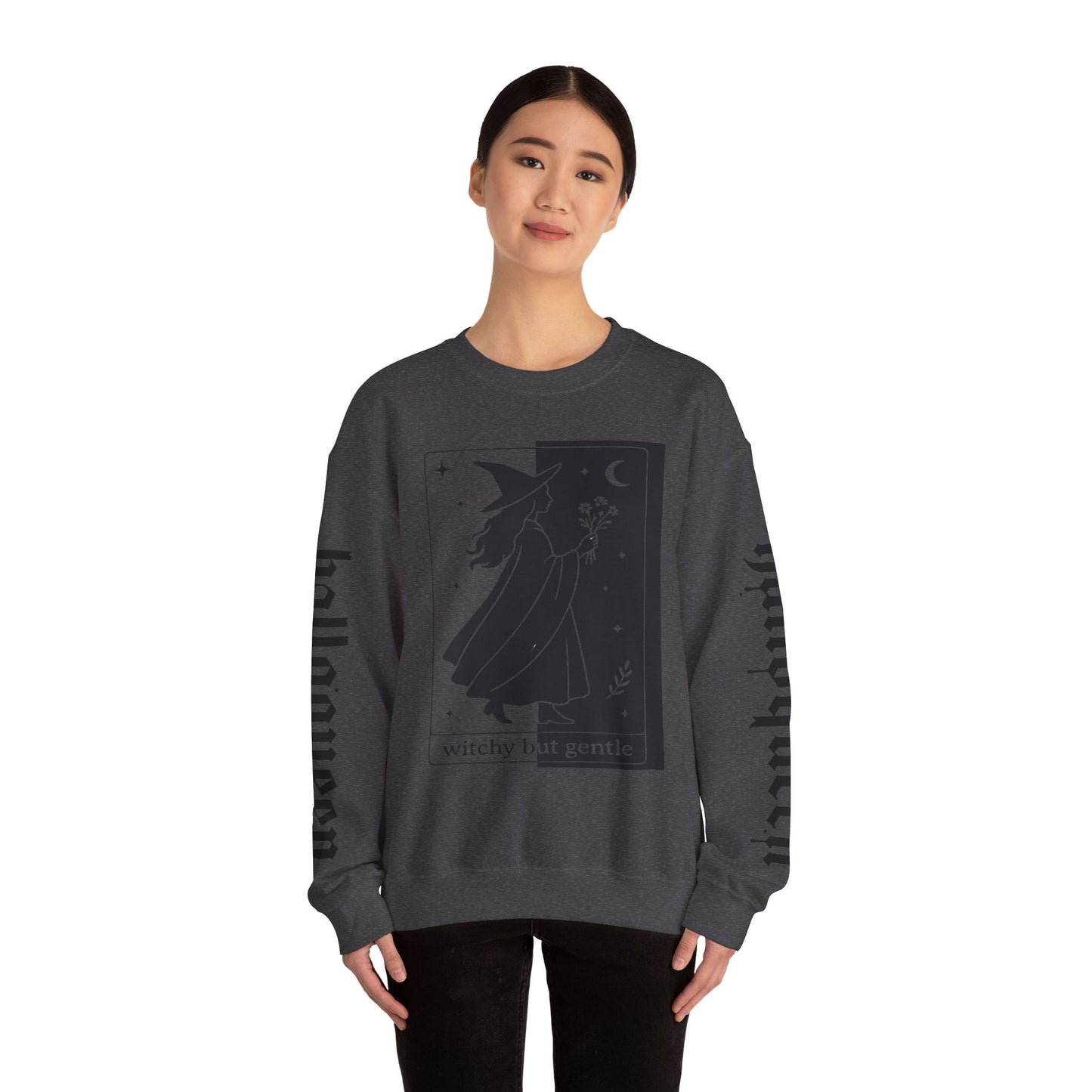 Witchy Vibes Halloween Cozy Fall Apparel Unisex Sweatshirt