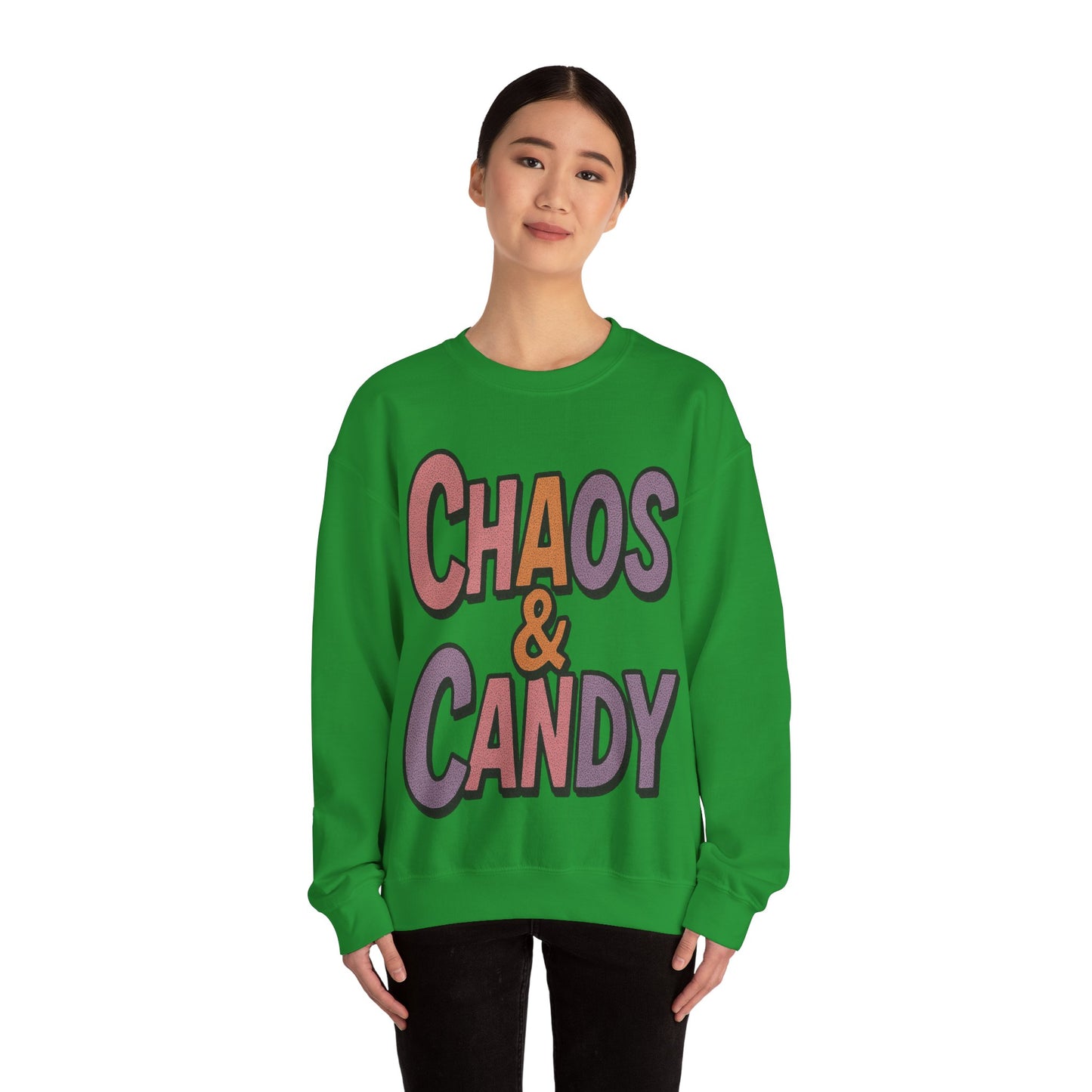 Chaos & Candy Fun Unisex Crewneck Sweatshirt