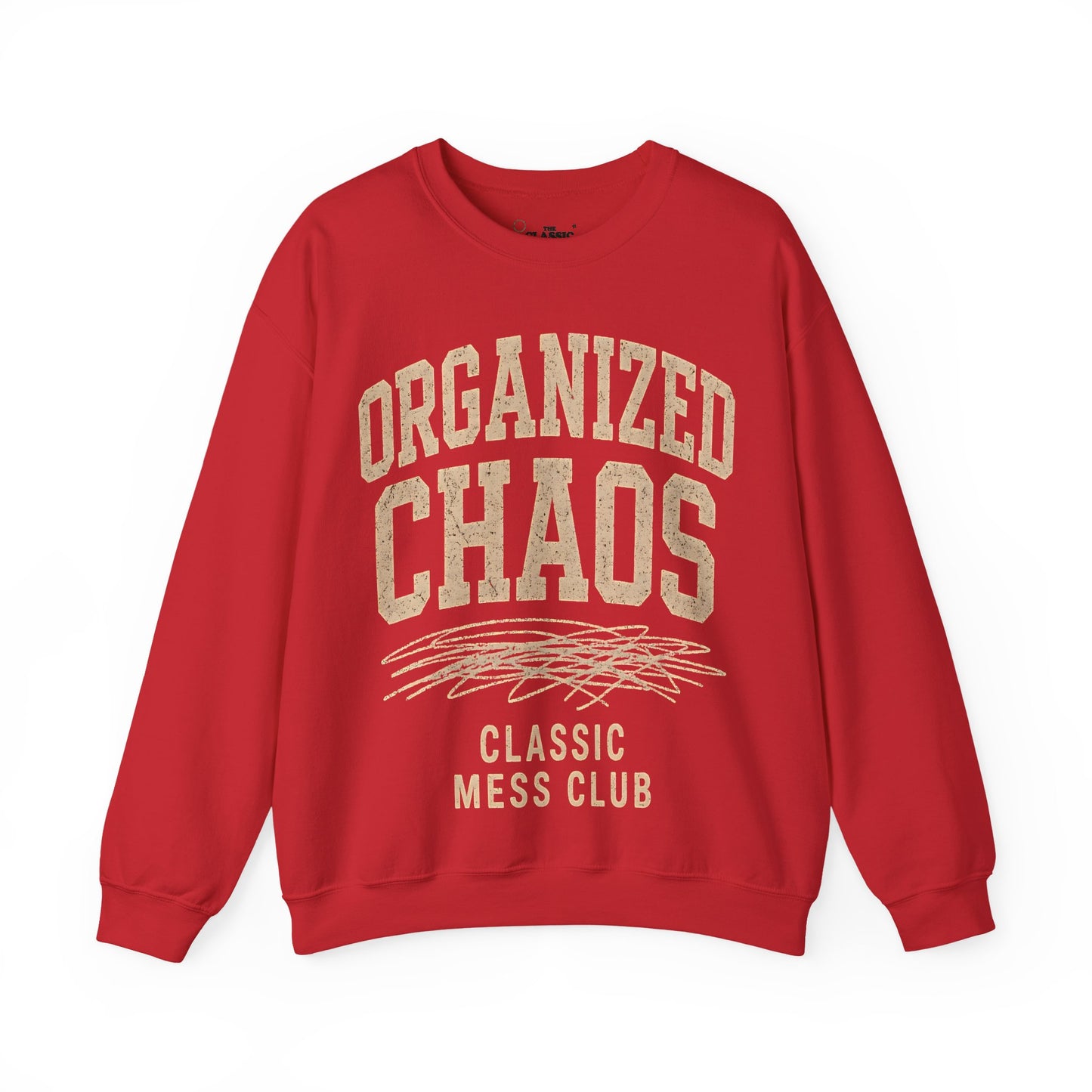 Chaos Culture Comfy Varsity Unisex Crewneck Sweatshirt