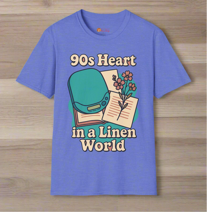 90s Heart Unisex Vintage Style T-Shirt