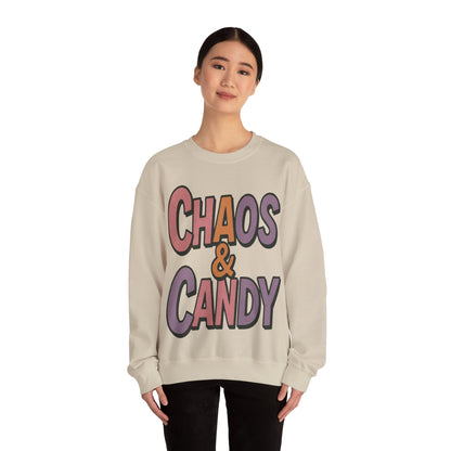Chaos & Candy Fun Unisex Crewneck Sweatshirt