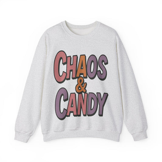 Chaos & Candy Fun Unisex Crewneck Sweatshirt