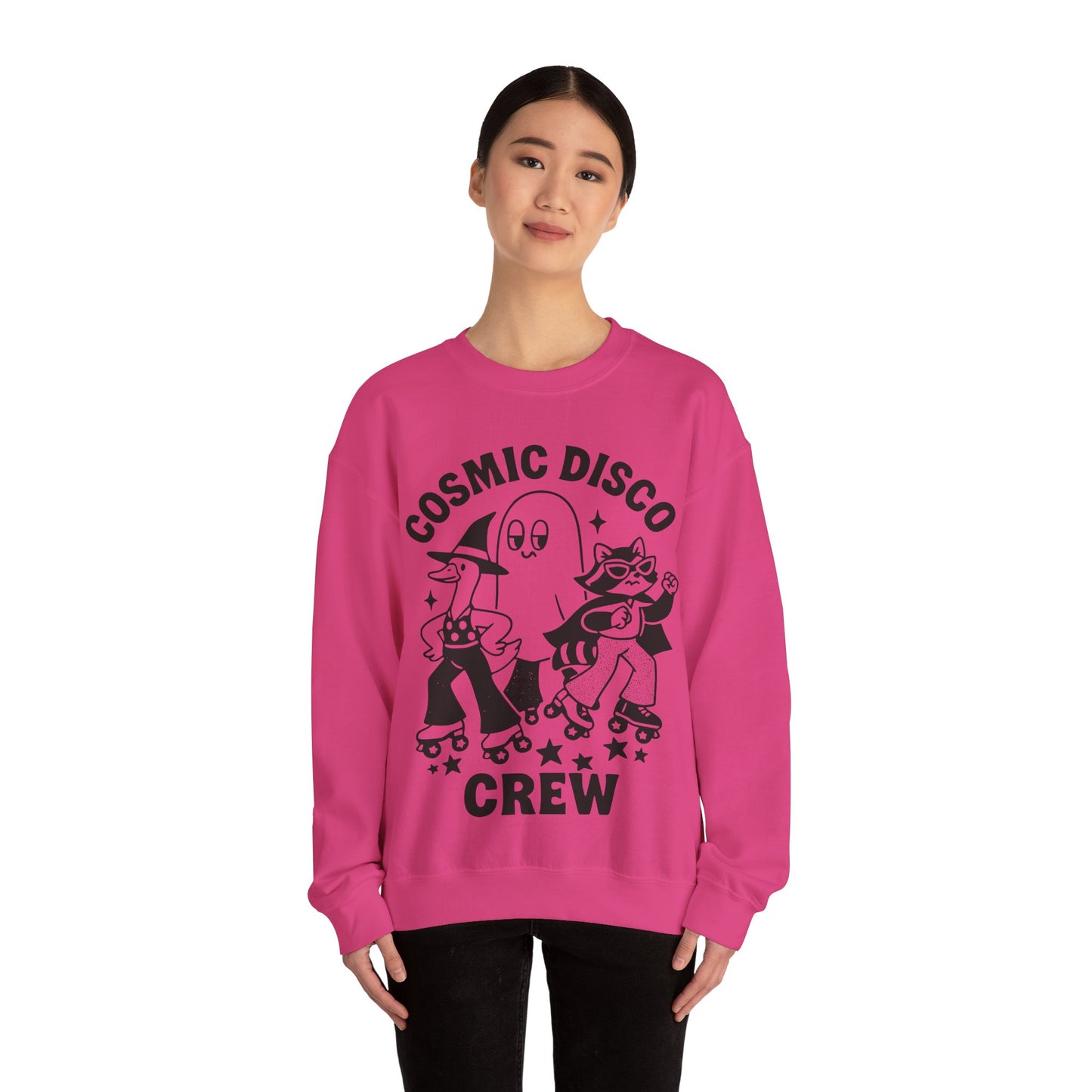 Cosmic Disco Vintage Style  Crew Sweatshirt