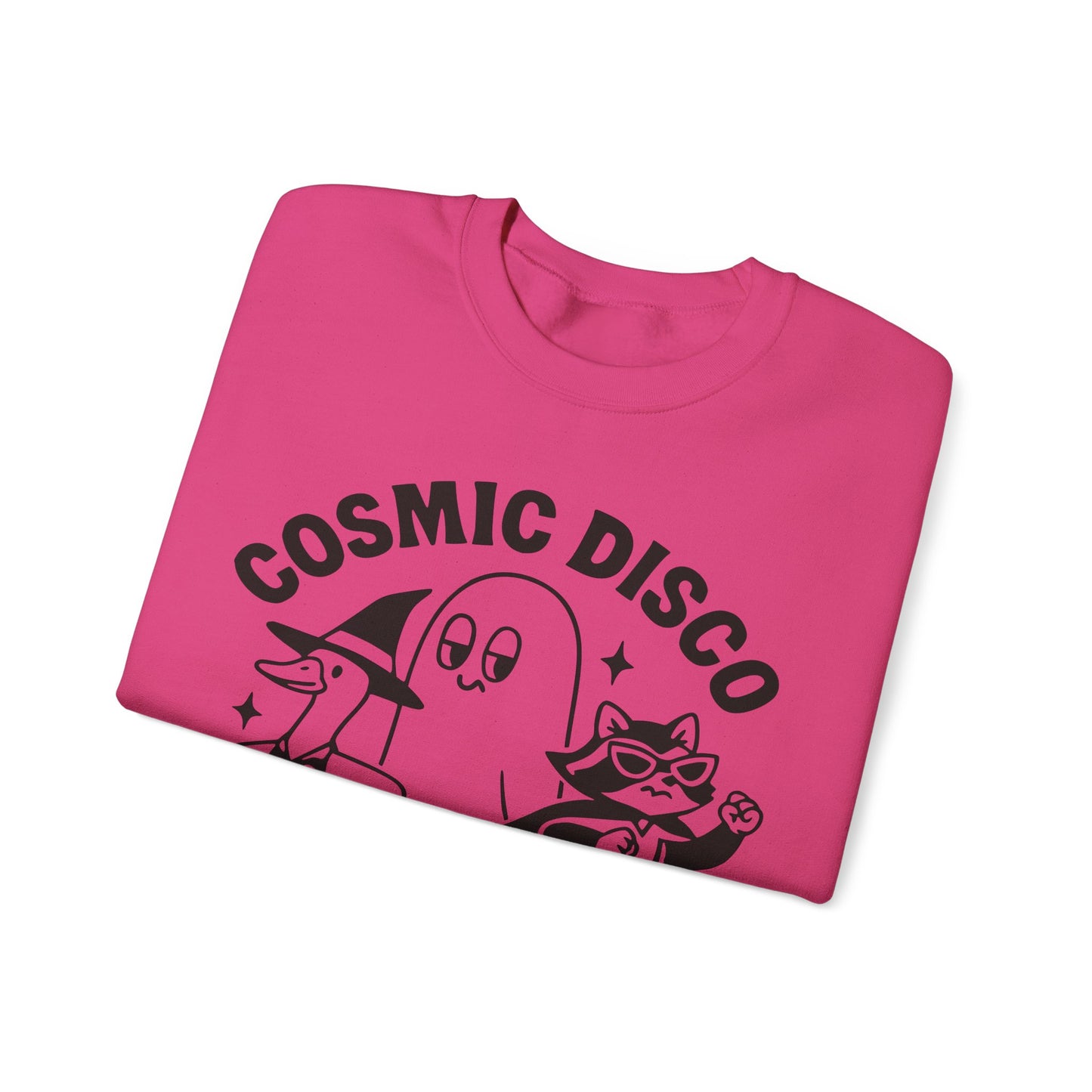Cosmic Disco Vintage Style  Crew Sweatshirt