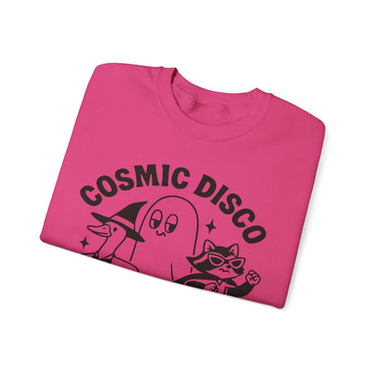 Cosmic Disco Vintage Style  Crew Sweatshirt