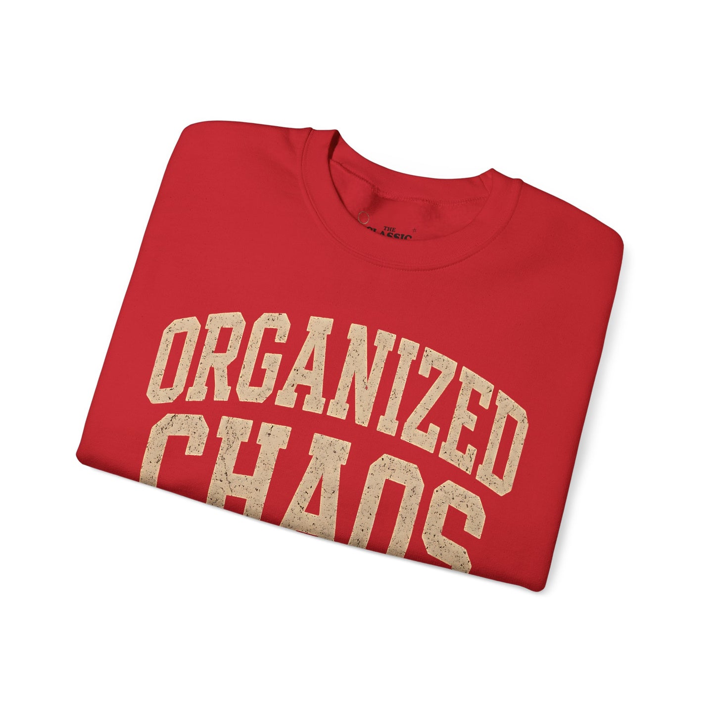 Chaos Culture Comfy Varsity Unisex Crewneck Sweatshirt