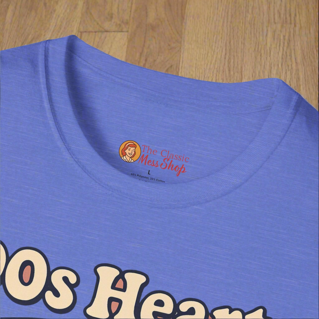 90s Heart Unisex Vintage Style T-Shirt