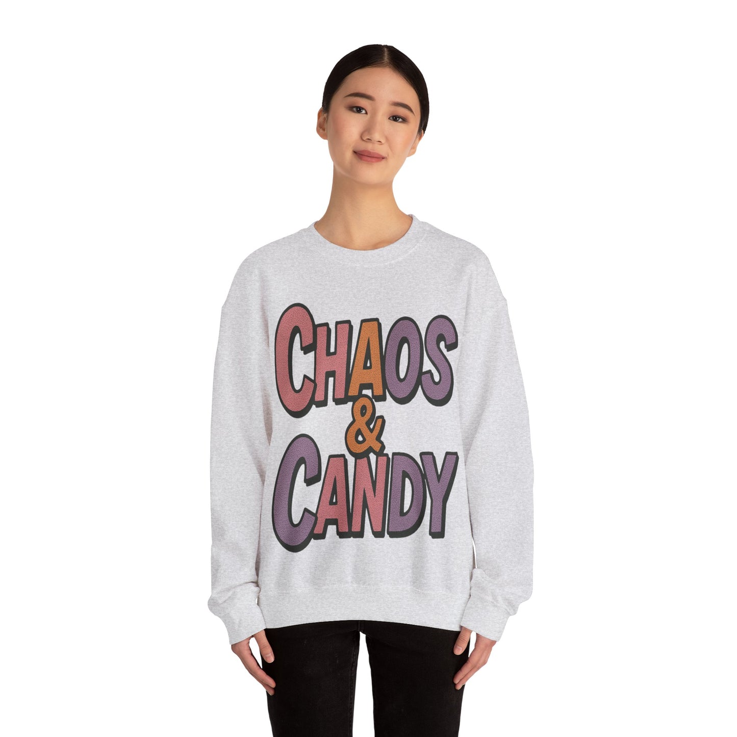 Chaos & Candy Fun Unisex Crewneck Sweatshirt
