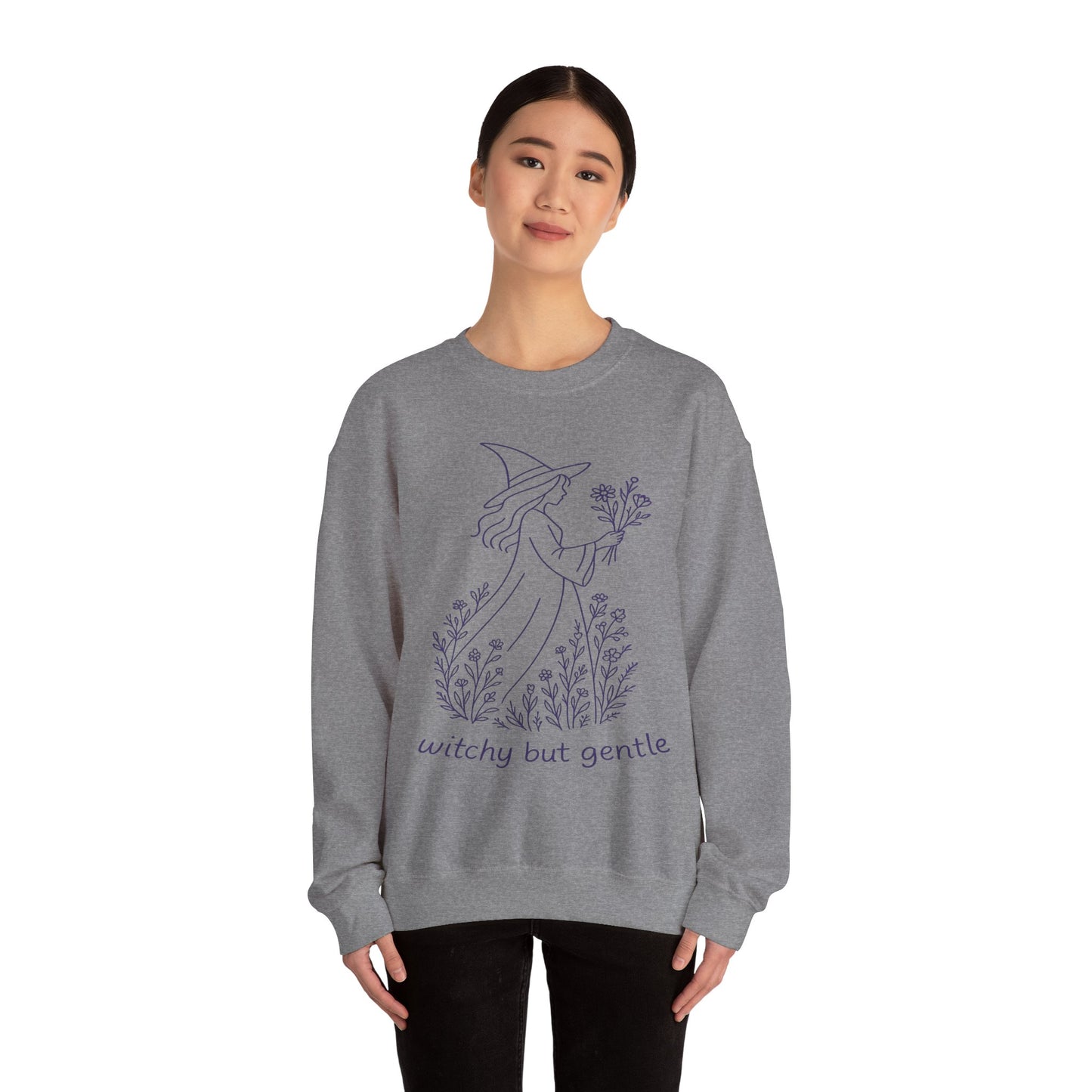 Witchy But Gentle Cozy Sweatshirt Gift for Witch Lovers