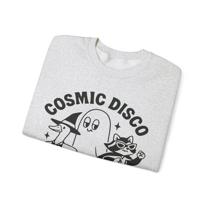Cosmic Disco Vintage Style  Crew Sweatshirt