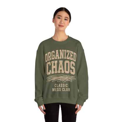 Chaos Culture Comfy Varsity Unisex Crewneck Sweatshirt