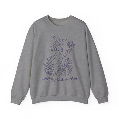 Witchy But Gentle Cozy Sweatshirt Gift for Witch Lovers