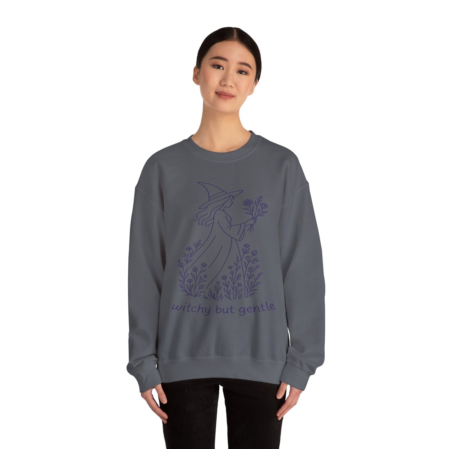 Witchy But Gentle Cozy Sweatshirt Gift for Witch Lovers