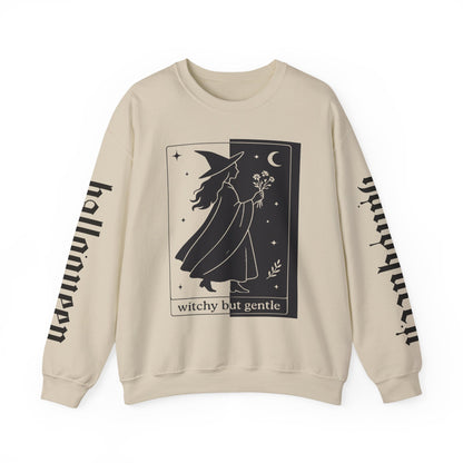 Witchy Vibes Halloween Cozy Fall Apparel Unisex Sweatshirt