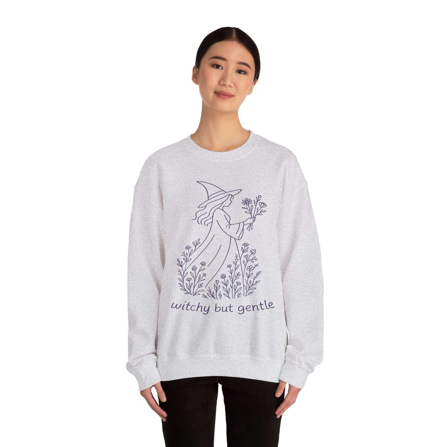 Witchy But Gentle Cozy Sweatshirt Gift for Witch Lovers