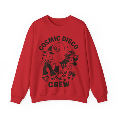 Cosmic Disco Vintage Style  Crew Sweatshirt