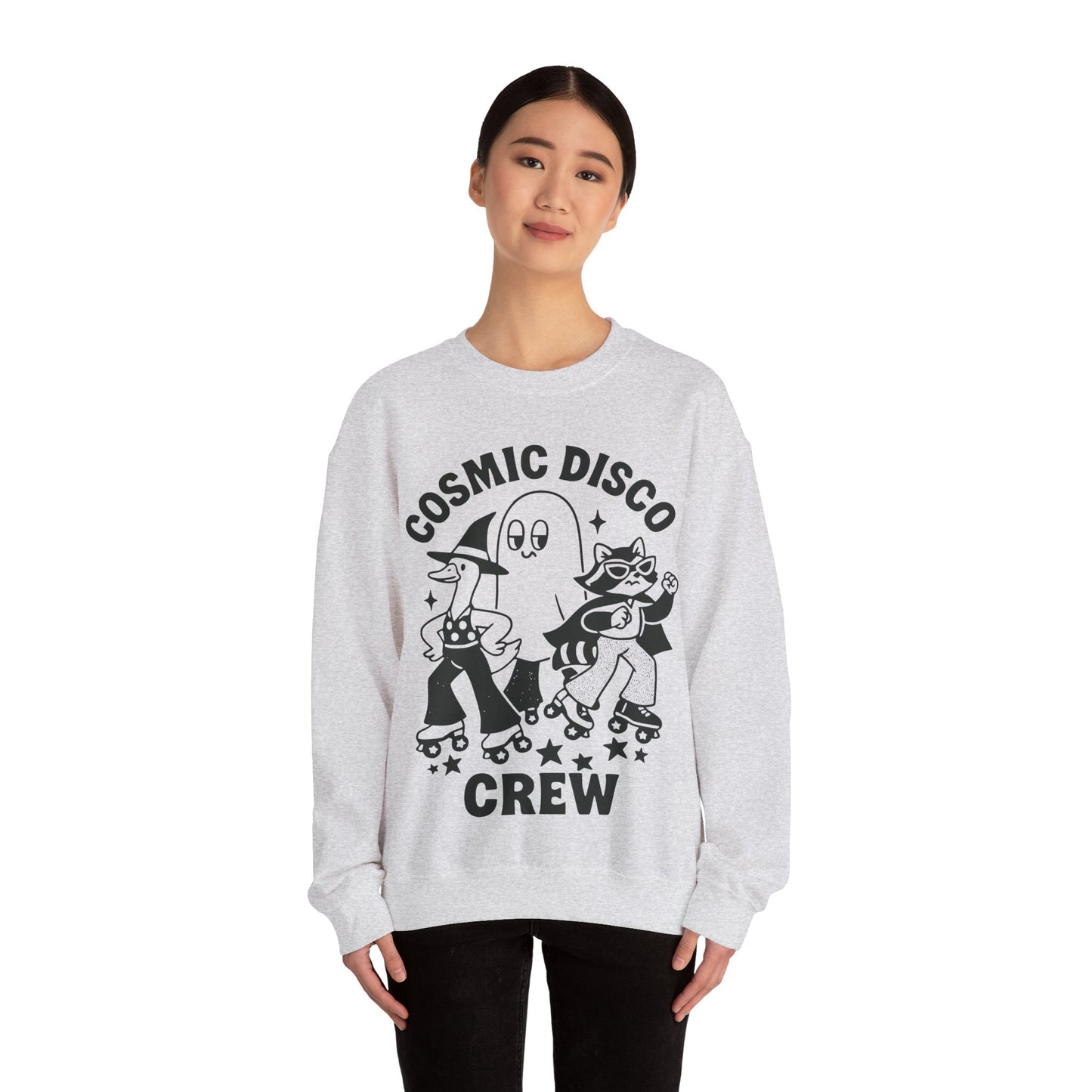 Cosmic Disco Vintage Style  Crew Sweatshirt