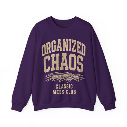Chaos Culture Comfy Varsity Unisex Crewneck Sweatshirt