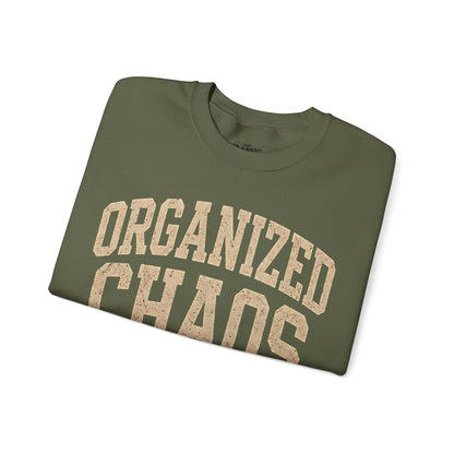 Chaos Culture Comfy Varsity Unisex Crewneck Sweatshirt